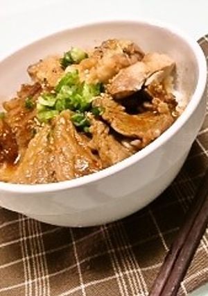 ガッツリスタミナ！肉MIX丼-レシピのメイン写真