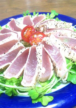 炙りマグロのサラダ-レシピのメイン写真
