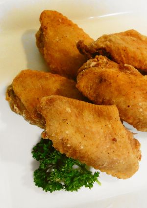 ＊おつまみに＊手羽先のカレー粉揚げ＊-レシピのメイン写真