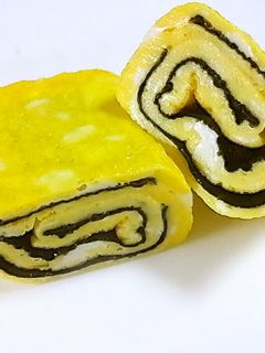 お弁当にも☆韓国海苔でのり巻き玉子焼き☆-レシピのメイン写真