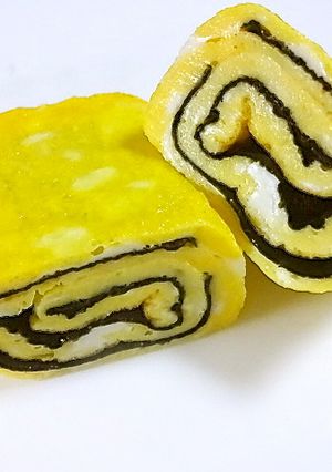 お弁当にも☆韓国海苔でのり巻き玉子焼き☆-レシピのメイン写真