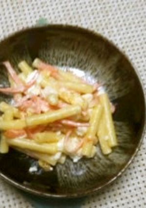 お手軽！　ミモザ風マカロニサラダ-レシピのメイン写真
