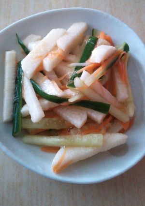 きゅうりと山芋と人参の酢の物-レシピのメイン写真