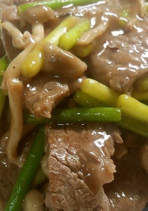 牛肉とニンニクの芽のスタミナ炒め-レシピのメイン写真
