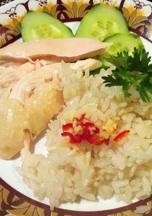 マレーシア流チキンライス（海南鶏飯）-レシピのメイン写真