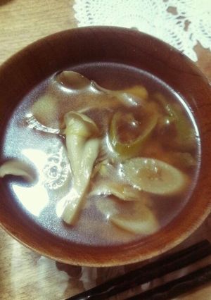 長ネギとしめじのお味噌汁´ω`●-レシピのメイン写真