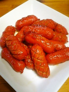 赤ウインナーのケチャップ炒め-レシピのメイン写真