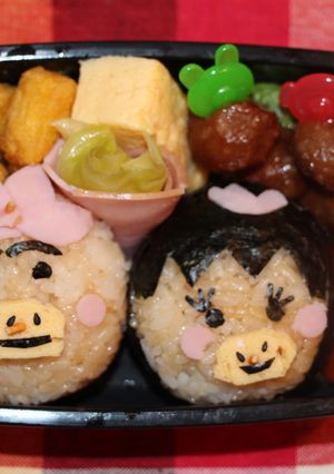 花かっぱキャラ弁-レシピのメイン写真