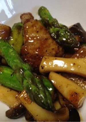 豚肉と茸と青野菜のオイスターソース炒め-レシピのメイン写真
