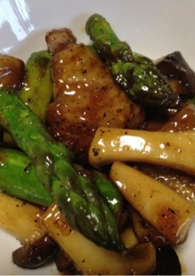 豚肉と茸と青野菜のオイスターソース炒め-レシピのメイン写真
