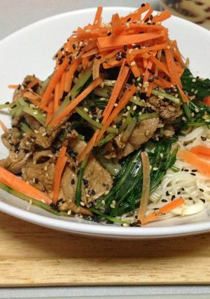 ぴり辛さっぱり野菜たっぷりそうめん☆-レシピのメイン写真