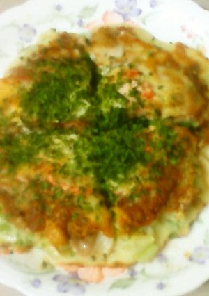 ボリューム節約お好み焼き-レシピのメイン写真