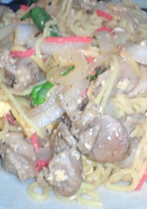 砂ズリの塩焼きそば」-レシピのメイン写真