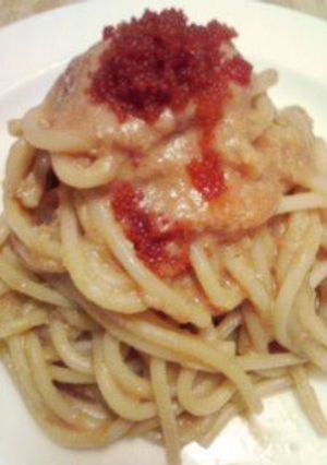 レンジで簡単！渡り蟹のトマトクリームスパ-レシピのメイン写真