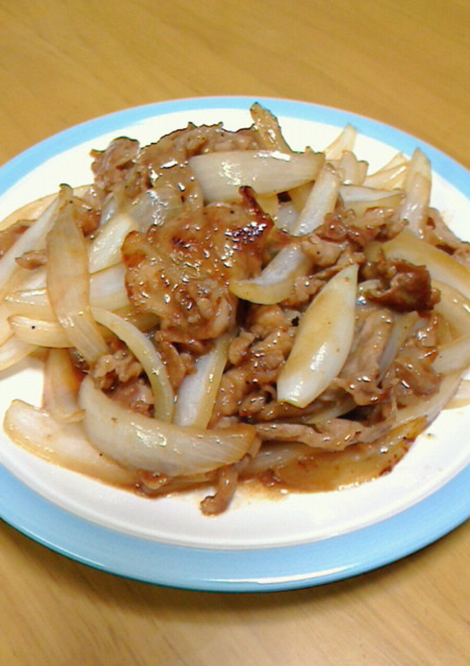 超簡単！豚肉と玉ねぎ甘辛炒め（豚丼対応）-レシピのメイン写真