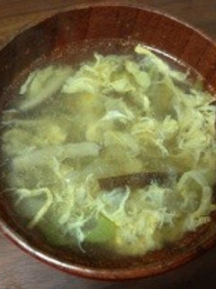 しいたけの中華風卵スープ-レシピのメイン写真