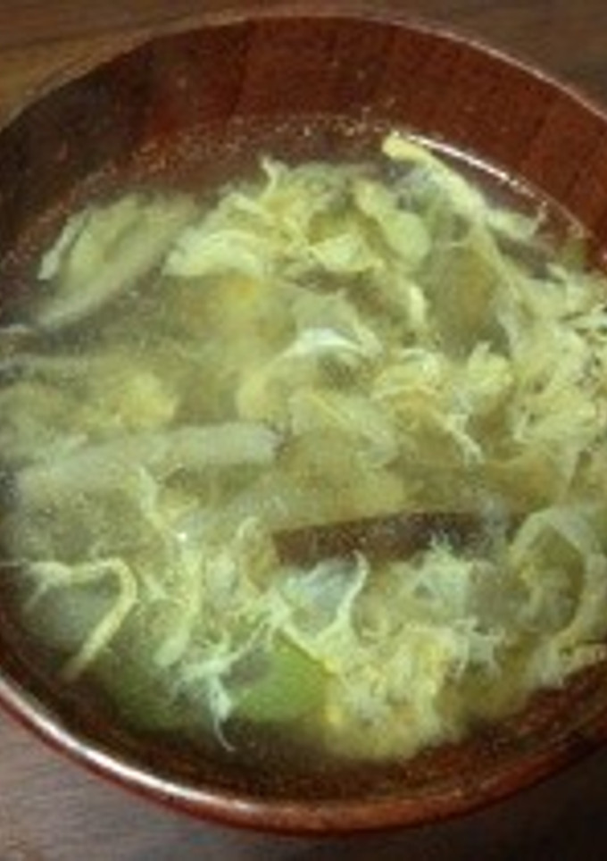 しいたけの中華風卵スープ-レシピのメイン写真