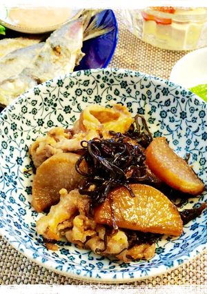 塩昆布で簡単！ごはんが進む、豚バラ大根-レシピのメイン写真