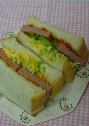 うちのスパムサンド-レシピのメイン写真