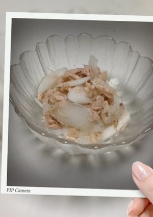 簡単！ツナと新玉ねぎのおつまみ♪-レシピのメイン写真