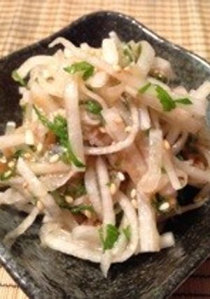 夏バテ防止！栄養満点すっぱ大根サラダ♪-レシピのメイン写真