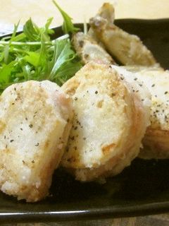 サクサク☆SPAMと長芋のはさみ焼き-レシピのメイン写真