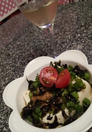 簡単☆豆腐なめたけのごま油で冷奴☆-レシピのメイン写真