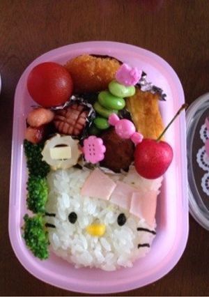 キティーちゃん弁当-レシピのメイン写真