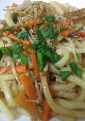 ヘルシーな焼きうどん-レシピのメイン写真