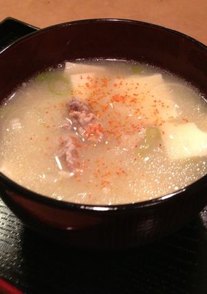 ごはんに合う♡長芋とろろの主役級お味噌汁-レシピのメイン写真