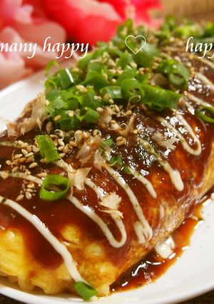 ☆塩らーめん簡単アレンジ☆オム塩焼きそば-レシピのメイン写真