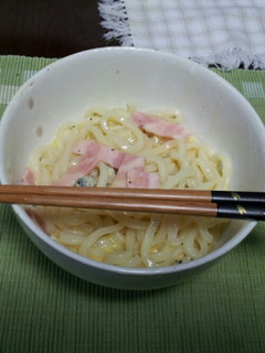 簡単カルボナーラうどん-レシピのメイン写真