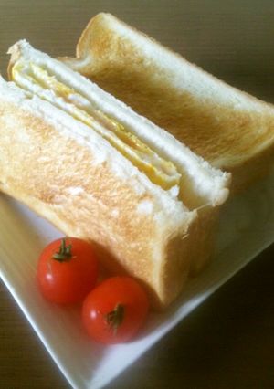 朝食＊明太子チーズトーストサンド＊簡単！-レシピのメイン写真