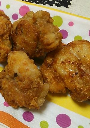 ごはんが進む!!!鶏もも肉で塩唐揚げ-レシピのメイン写真