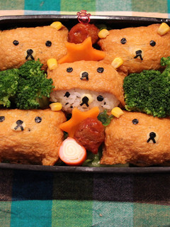 リラックマ稲荷のキャラ弁-レシピのメイン写真