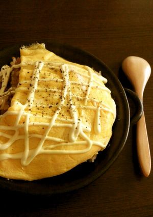 ♡残りごはん残り焼そばで♡オムそばめし♡-レシピのメイン写真