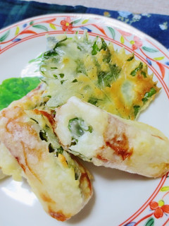 簡単☆お弁当にちくわの梅青じそ天ぷら-レシピのメイン写真