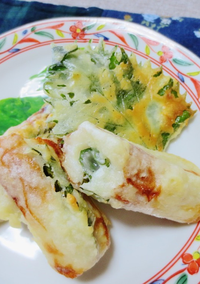 簡単☆お弁当にちくわの梅青じそ天ぷら-レシピのメイン写真