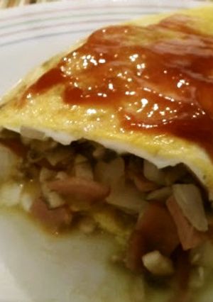 野菜たっぷりオムレツ-レシピのメイン写真