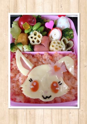 キャラ弁 ジュエルペット♡ルビー-レシピのメイン写真