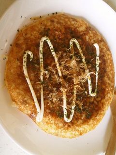 ふわっふわ!納豆オムライス お好み焼き風-レシピのメイン写真