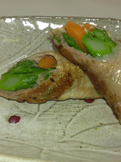 生姜入り豚肉野菜巻き-レシピのメイン写真