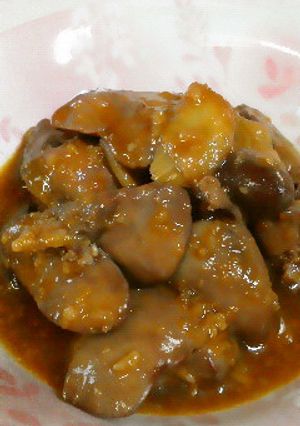 醤油麹DE血キモ（鶏レバー）の煮付け-レシピのメイン写真