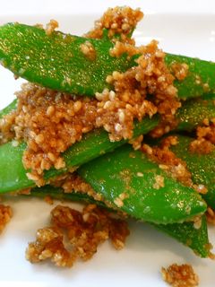 お弁当に♬スナップえんどう胡麻和え-レシピのメイン写真