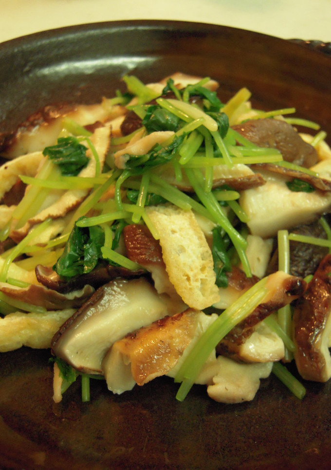 焼きしいたけと三つ葉のあえもの-レシピのメイン写真