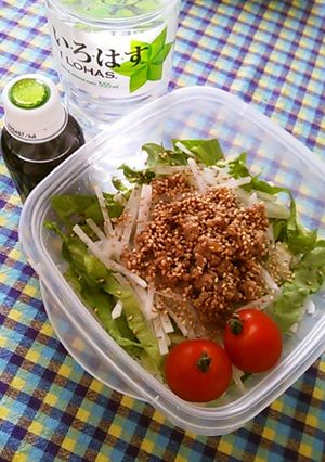 我が家の定番☆冷やしうどん弁当-レシピのメイン写真