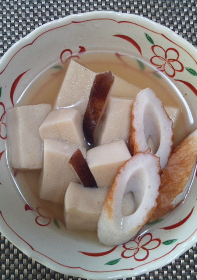 定番☆高野豆腐とちくわの煮物-レシピのメイン写真
