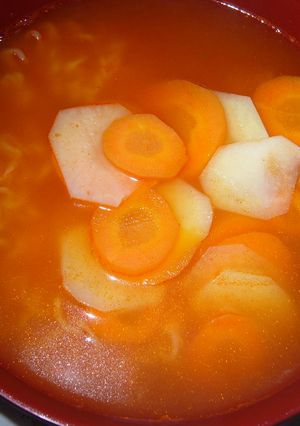 トマト風味塩らーめん-レシピのメイン写真