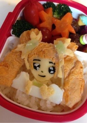 キャラ弁 キュアロゼッタ-レシピのメイン写真