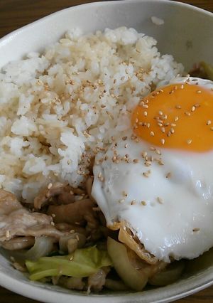 がっつりランチに☆豚のしょうが焼き丼-レシピのメイン写真